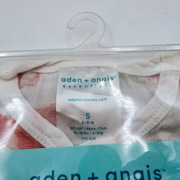 Aden & Anais Sleeping Bag Briar Rose Swans Size SM 0-6M Cotton Muslin 1.0 TOG - Picture 5 of 5